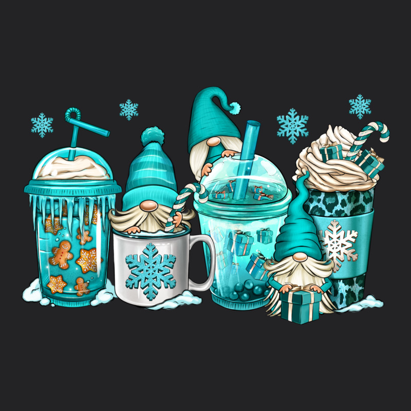 Winter Christmas Gnomes Coffee Cups Vintage Tee by Jasminsmagicworld | Teevron