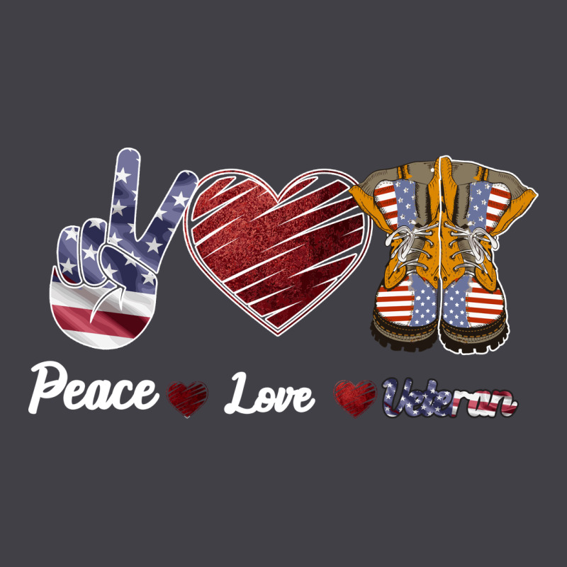 Peace Love Veteran Heavyweight Hoodie by Bettercallsaul | Teevron