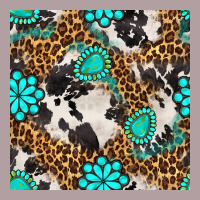 Western Turquoise Seamless Pattern Vintage Hoodie | Teevron