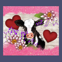 Lotus Heart Cow Valentine Vintage Tee | Teevron