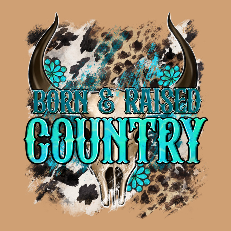 Born  Raised Country Vintage Tee by NancyCooperArtShop | Teevron