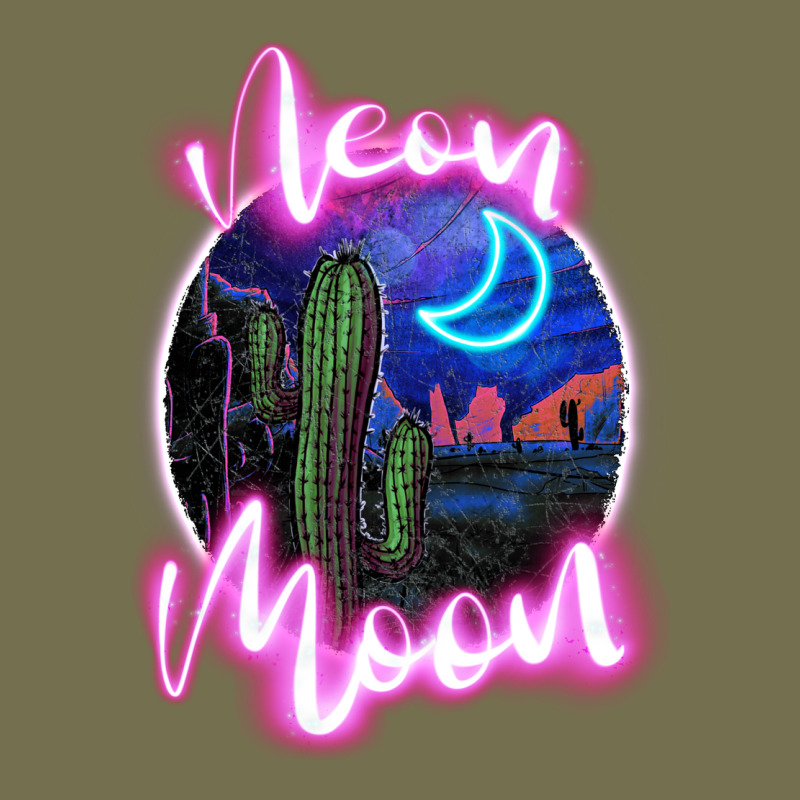 Neon Moon Vintage Hoodie by JahusDesignShop | Teevron