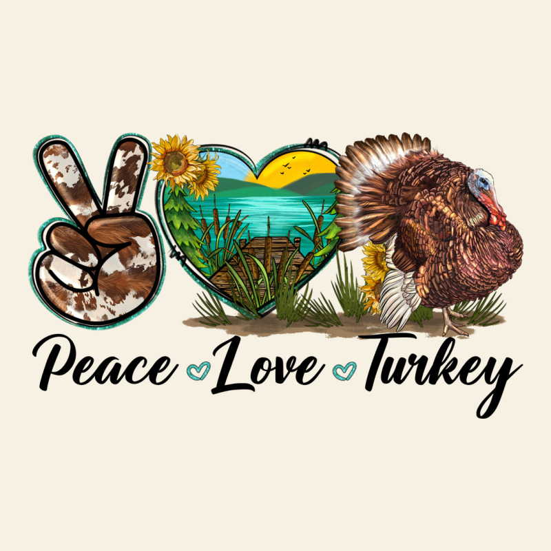 Peace Love Turkey Vintage Tee by LillyAllenDesigns | Teevron