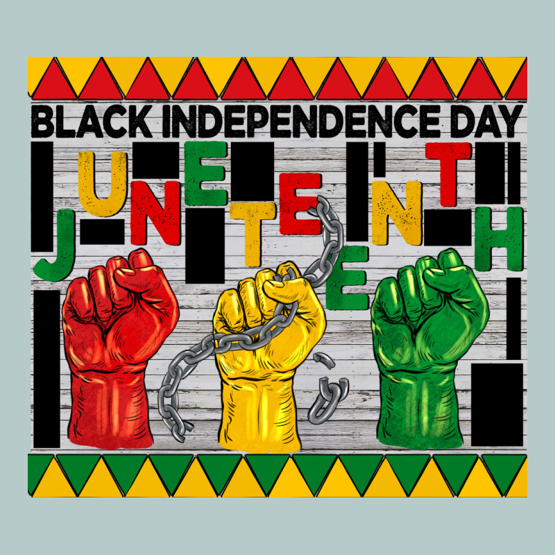 Black Independence Day Juneteenth Tumbler Heavy Core Tee by BarkalooDesign | Teevron