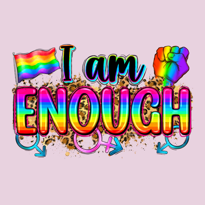 I Am Enough Ladies Tee by Zillion Design Studio | Teevron