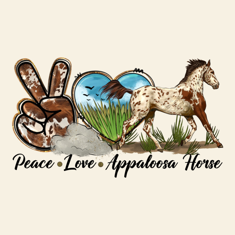 Peace Love Appaloosa Horse Vintage Tee by LillyAllenDesigns | Teevron