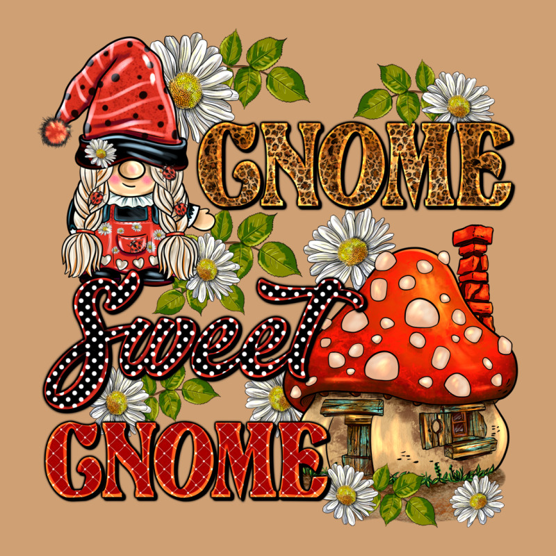 Gnome Sweet Gnome Vintage Tee by BarkalooDesign | Teevron
