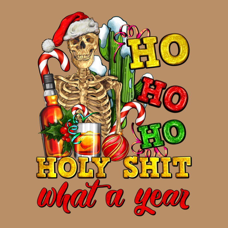 Christmas Ho Ho Ho Holy Shit What A Year Skeleton Vintage Hoodie by AdoDesignShop | Teevron