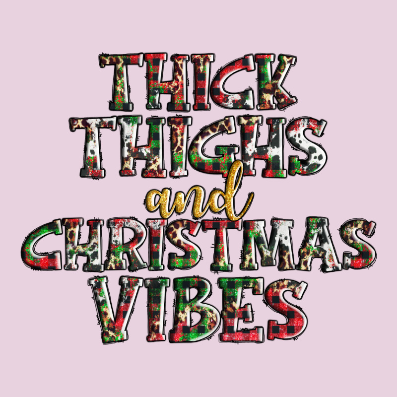 Thick Thighs And Christmas Vibes Classic Tee by AdoDesignShop | Teevron
