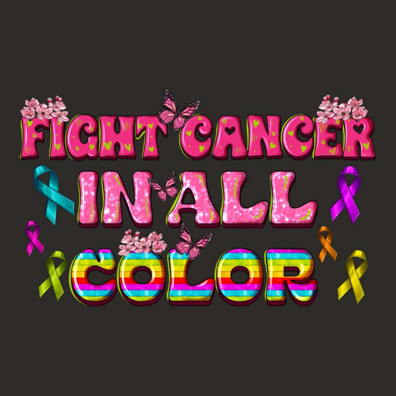 Fight Cancer In All Color Heavy Core Tee by texasbilliewilder | Teevron