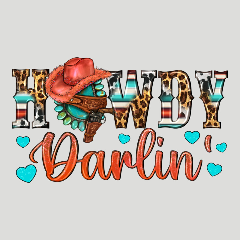 Western Howdy Darlin Zipper Hoodie by BundleAndBundleShop | Teevron