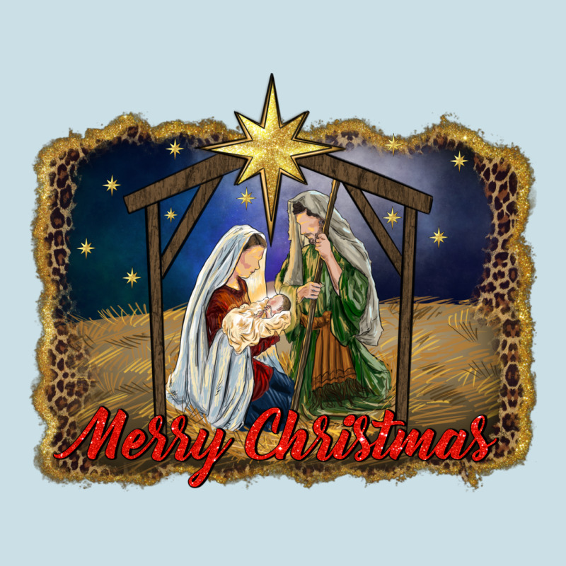 Merry Christmas Holy Family Ladies Tee by RanaPortraitStore | Teevron