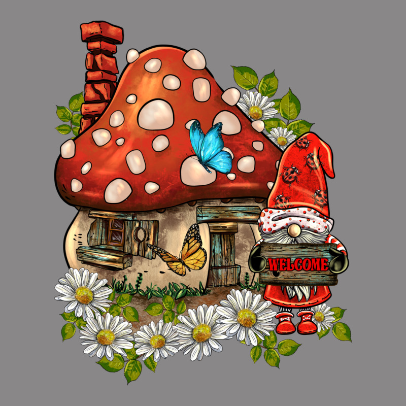 Welcome Gnome Ladybug Vintage Tee by BarkalooDesign | Teevron
