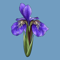 Iris Flower Illustrations Urban Heavy Tee | Teevron