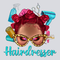 Afro Bantu Knots Red Hairdresser With Leopard Glasses Bbs Zipper Hoodie | Teevron