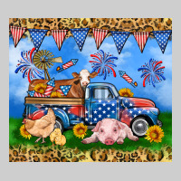 America Farm Animals Truck 20oz Skinny Tumbler Premium Tee | Teevron