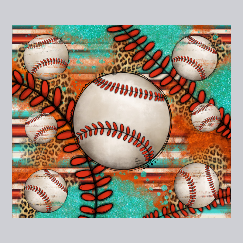 Baseball Turquoise Serape Glitter Tumbler Heavyweight Sweatshirt by Jasminsmagicworld | Teevron