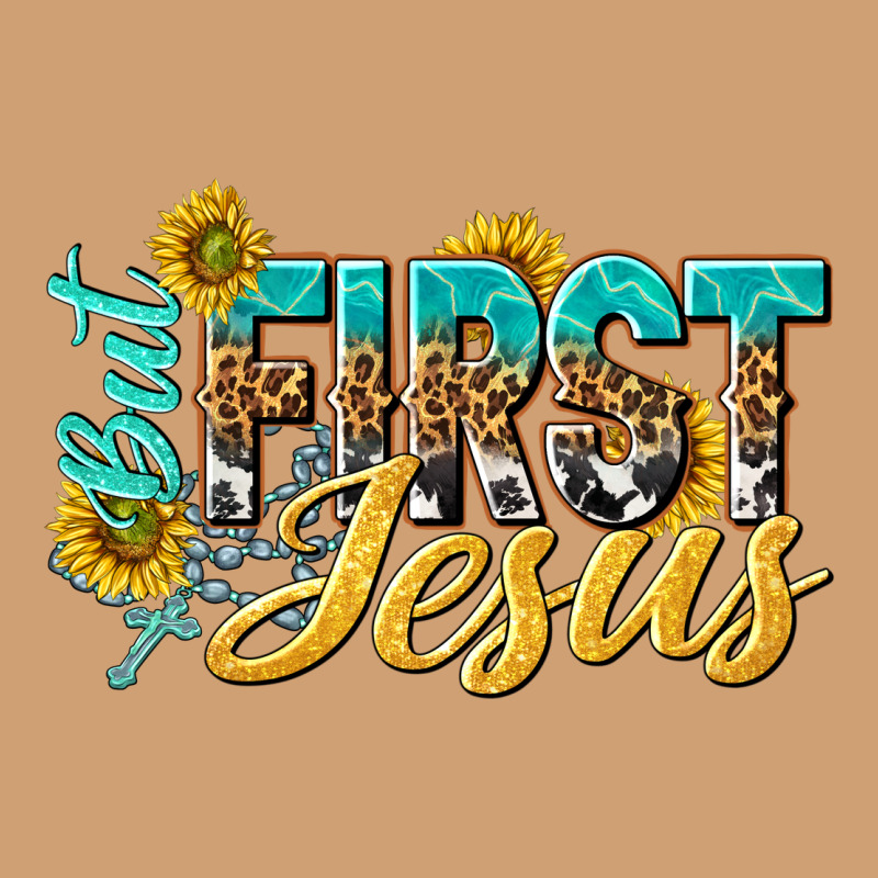But First Jesus Vintage Tee by NancyCooperArtShop | Teevron