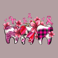 Cancer Ribbon With Teeth Vintage Hoodie | Teevron