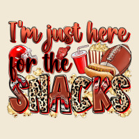 I'm Just Here For The Snacks American Football Ladies Tee | Teevron