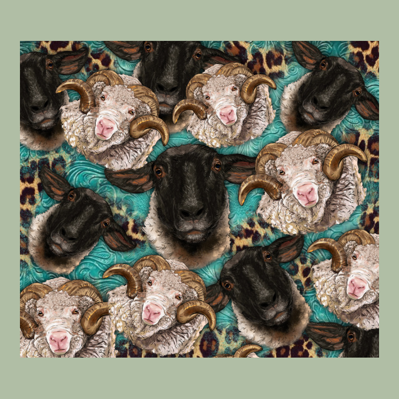 Suffolk Ewe And Merino Ram Sheeps Urban Heavy Tee by BarkalooDesign | Teevron