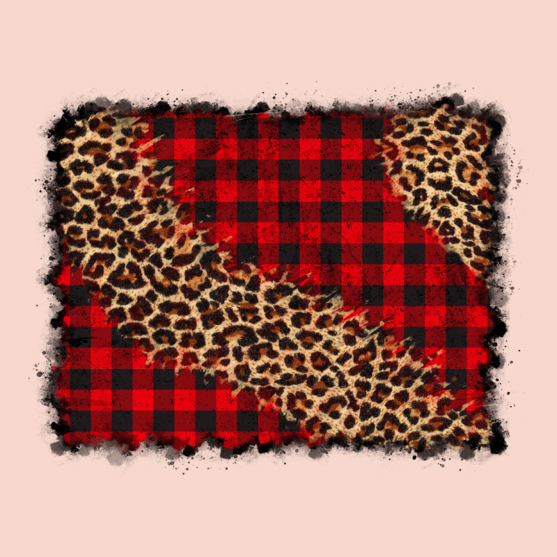 Leopard Buffalo Plaid Background Urban Hoodie by CowCowDesign | Teevron
