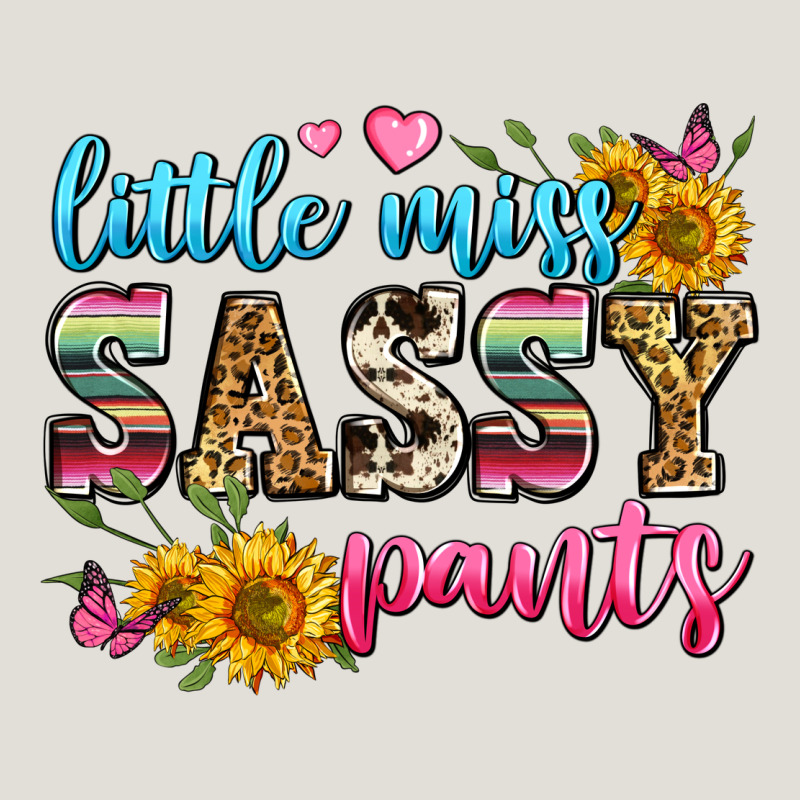 Western Little Miss Sassy Pants Heavy Core Tee by Zillion Design Studio | Teevron