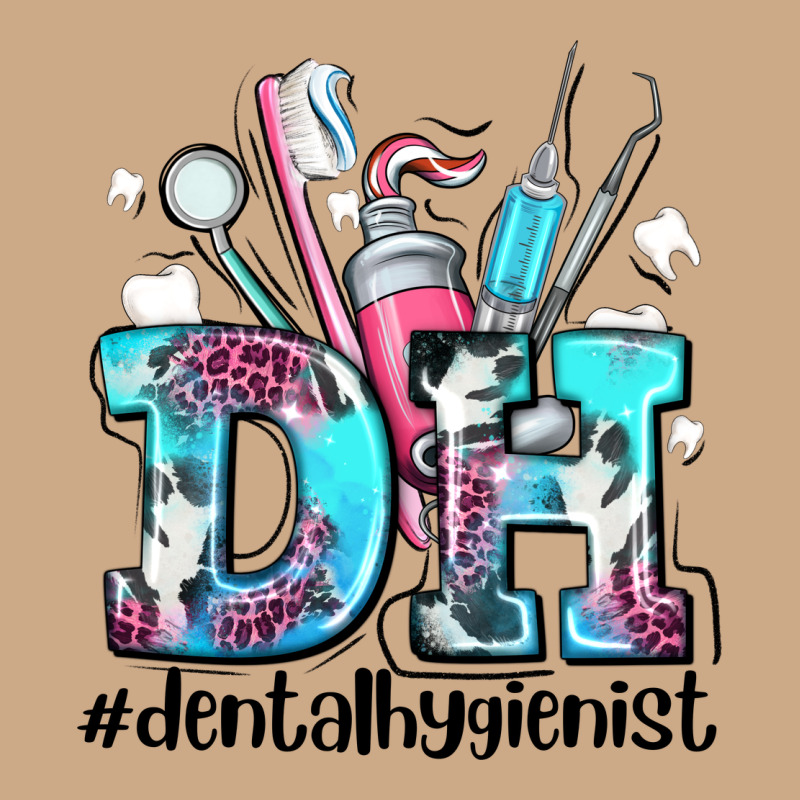 D H Dental Hygienist Vintage Hoodie by AdoDesignShop | Teevron