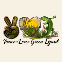 Peace Love Green Lizard Vintage Tee | Teevron