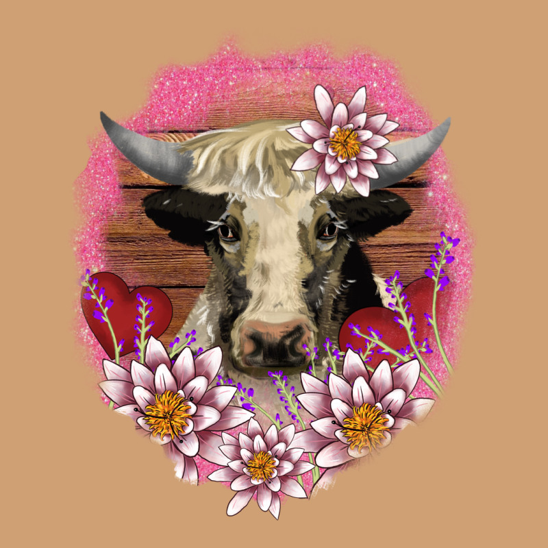 V.d Lotus And Cow Vintage Tee by AdoDesignShop | Teevron