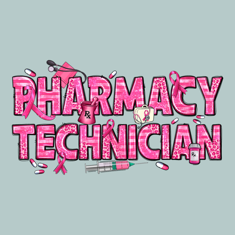 Breast Cancer Pharmacy Technician Heavy Core Tee by texasbilliewilder | Teevron