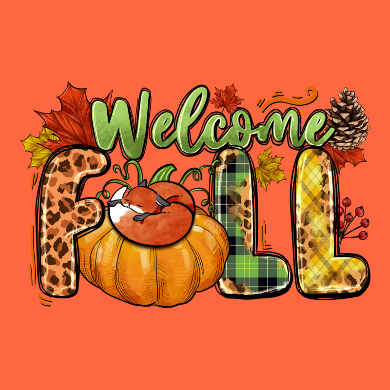 Welcome Fall Premium Hoodie by NancyCooperArtShop | Teevron