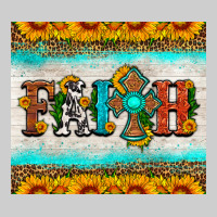 Faith Cross And Sunflower Tumbler Premium Tee | Teevron