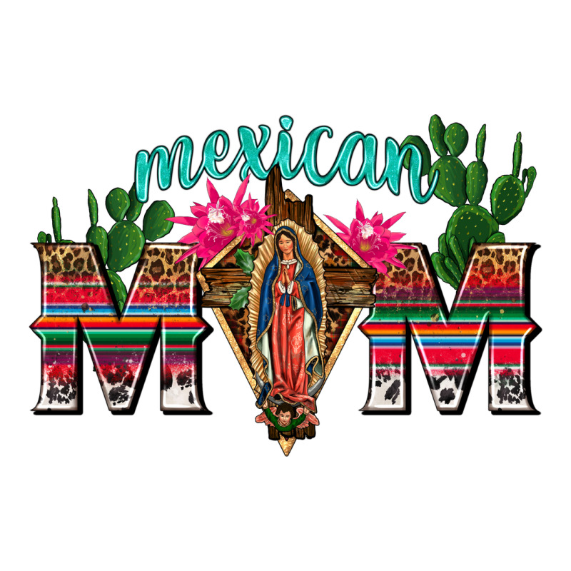 Mexican Mom With Cactus Ladies Tee by texasbilliewilder | Teevron