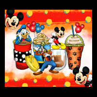 Cartoon Characters Coffee Cups Ladies Tee | Teevron