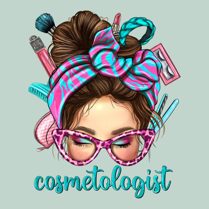 Messy Bun Cosmetologist Bbs Zipper Hoodie by BundleAndBundleShop | Teevron