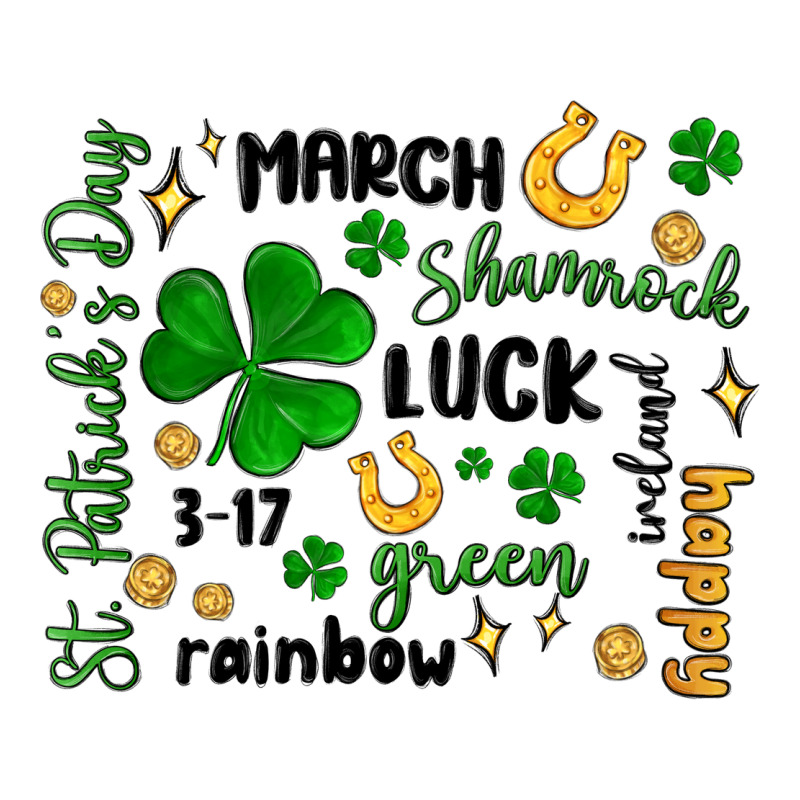 St. Patricks Day Doodle Long Sleeve Tee by MaliasSmallBusiness | Teevron