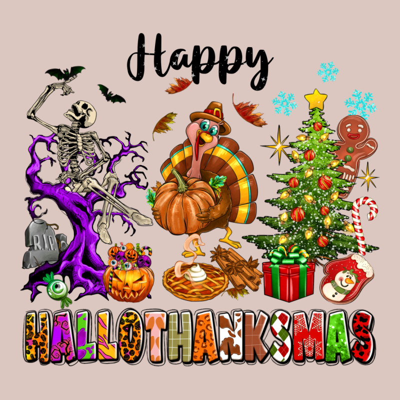 Happy Hallothanksmas Premium Hoodie by texasbilliewilder | Teevron