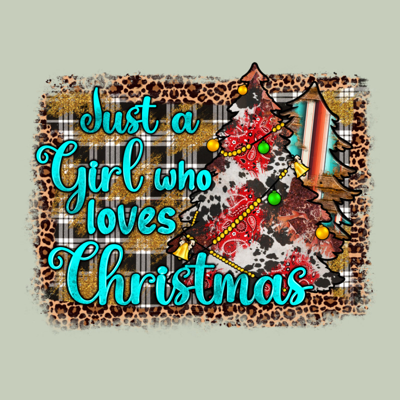 Just A Girl Who Loves Christmas Ladies Tee by JahusDesignShop | Teevron