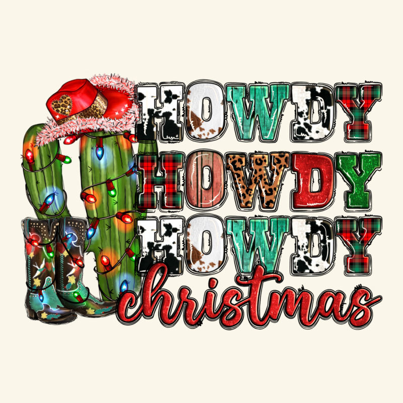 Howdy Howdy Howdy Christmas Premium Hoodie by NancyCooperArtShop | Teevron