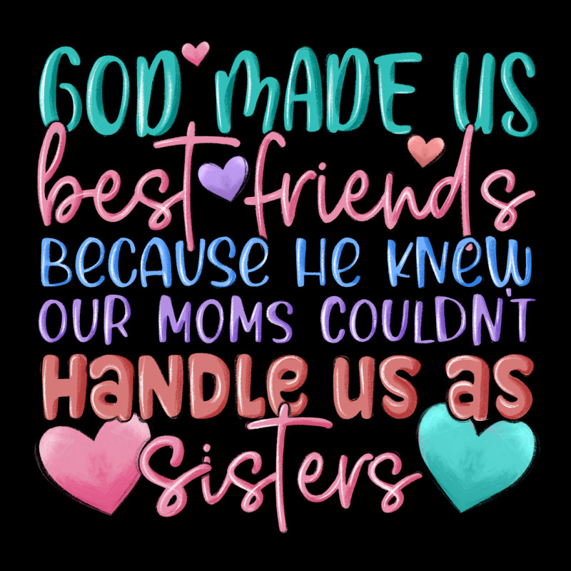 God Made Us Best Friend Long Sleeve Tee by MaliasSmallBusiness | Teevron