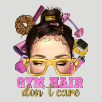 Messy Bun Gym Hair Don't Care Bbs Zipper Hoodie | Teevron