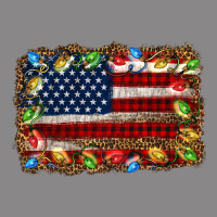 Christmas American Flag Background Vintage Tee | Teevron