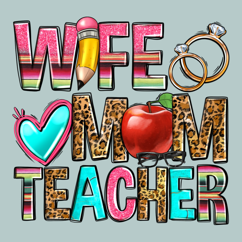 Wife Mom Teacher Heavy Core Tee by Zillion Design Studio | Teevron