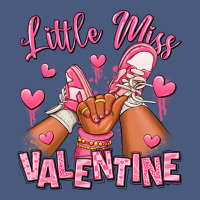 Little Miss Valentine Afro Kid Sneakers Vintage Hoodie | Teevron