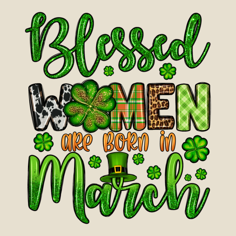 St. Patrick's Blessed Women Are Born In March Urban Hoodie by OliviaCreatesArt | Teevron
