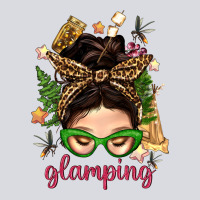 Glamping Messy Bun With Glamping Camp Tent Bbs Zipper Hoodie | Teevron