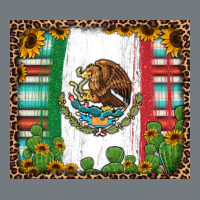 Mexican Flag Background With Cactus And Sunflower Tumbler Heavyweight Sweatshirt | Teevron