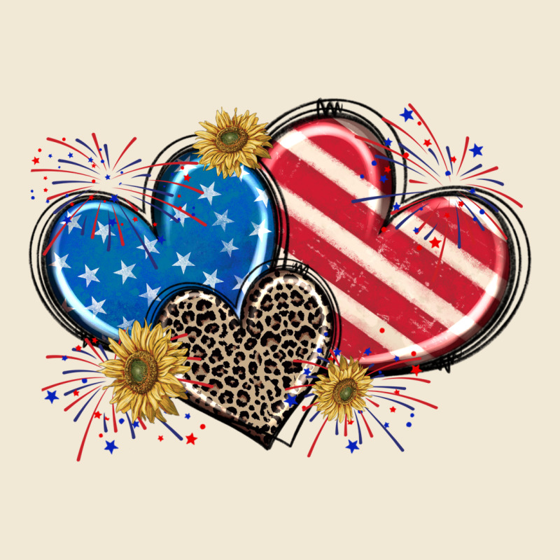 American Flag Heart Premium Tee by CowGirlArtShop | Teevron