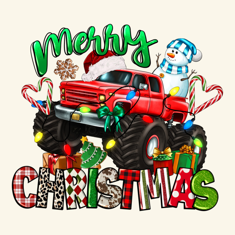 Merry Christmas Monster Truck Premium Hoodie by texasbilliewilder | Teevron